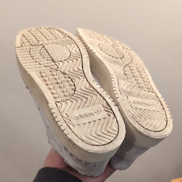 Adidas Supercourt White Leather Sneakers - Picture 8 of 10